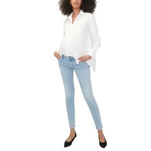 Hatch Classic Light Wash Slim Maternity Denim Jeans Size 27